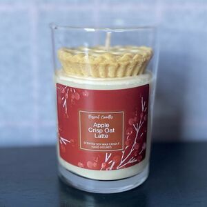 Apple Crisp Oat Latte Hand-poured Soy Wax Holiday Candle Made in Turkey
